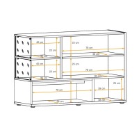Buffet KLIS dimensions des niches