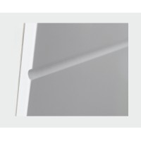 Buffet KRONI met LED-verlichting - 4 Laden en 2 Glazen Deuren - Mat en Glanzend Wit - 150 x 82 x 40 cm