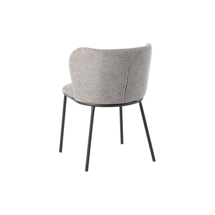 Chaise PAVIA gris-beige vue de dos