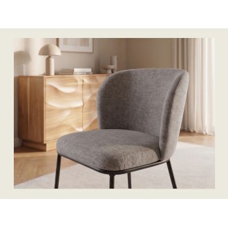 Chaise PAVIA gris-beige vue rapprochée