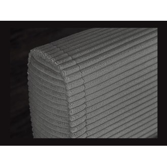 Sofá convertible recto PRESTO gris oscuro – Sofá-cama de 2 plazas