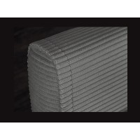 Sofá convertible recto PRESTO gris oscuro – Sofá-cama de 2 plazas