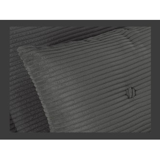Sofá convertible recto PRESTO gris oscuro – Sofá-cama de 2 plazas