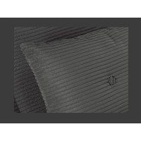 Sofá convertible recto PRESTO gris oscuro – Sofá-cama de 2 plazas