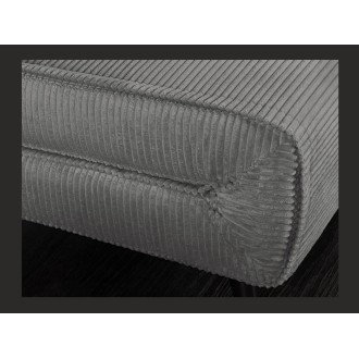 Sofá convertible recto PRESTO gris oscuro – Sofá-cama de 2 plazas
