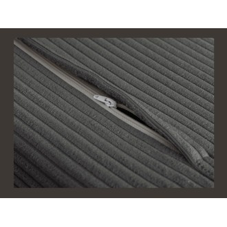 Sofá convertible recto PRESTO gris oscuro – Sofá-cama de 2 plazas
