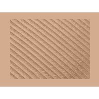 Zoom sur la texture de la chaise PAVIA rose-beige côtelée