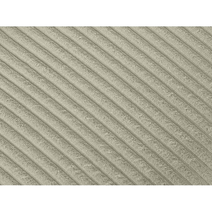 Zoom sur la texture de la chaise PAVIA verte menthe côtelée