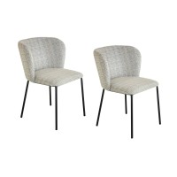 Lot de 2 chaises PIAVA bleues à carreaux