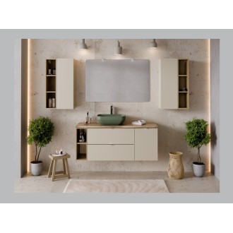 Meuble de rangement NATURA– Ouvert – Coloris chêne clair – L20 x H50 cm - A suspendre