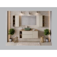 copy of Mobile da parete BRAZZA – Aperto – Colore marrone congo – L20 x H57 cm – Da appendere