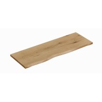 copy of Plan für Waschtisch NATOURA 120,8 cm in MDF Eichenoptik hell mit Naturkante