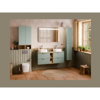 copy of Plan für Waschtisch NATOURA 120,8 cm in MDF Eichenoptik hell mit Naturkante