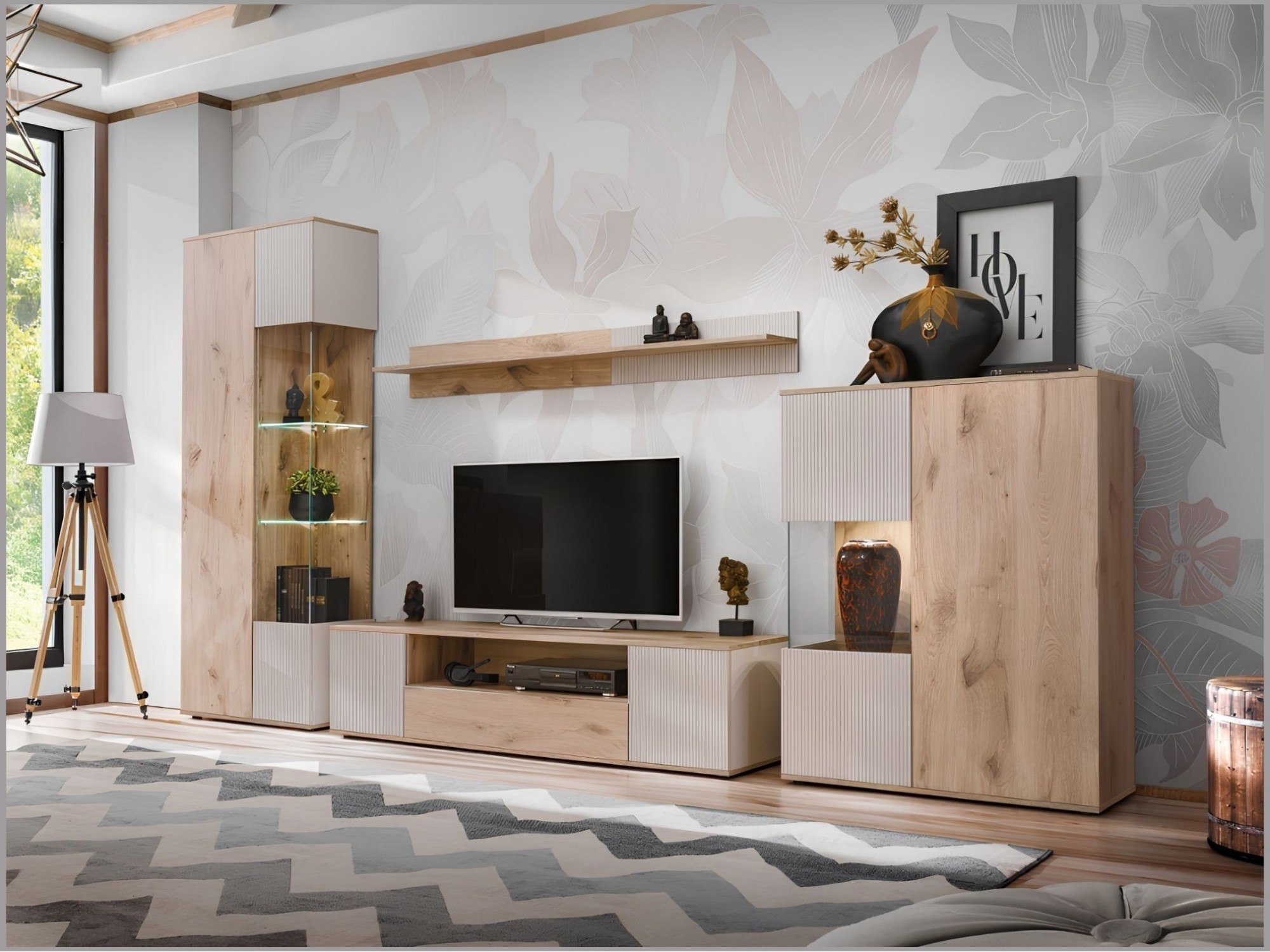 Vitrine ERINA mise en situation