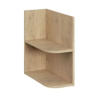 OSTER Set 120cm: Unterschrank mit Schubladen in Salbeigrün und sichtbaren Fächern + Platte für Waschbecken + Aufsatzwaschbecken 