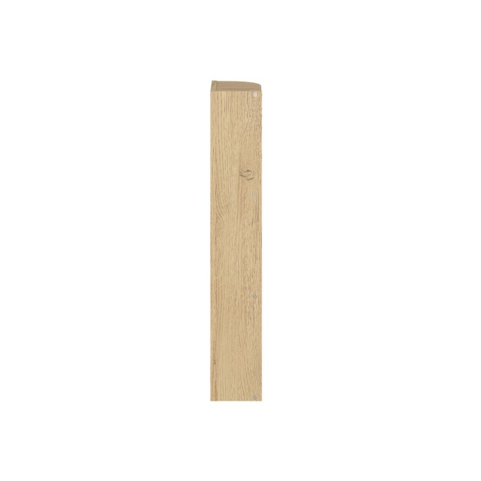 Meuble de rangement NATURA– Angle arrondi ouvert – Coloris chêne clair – L15 x H80 cm - A suspendre