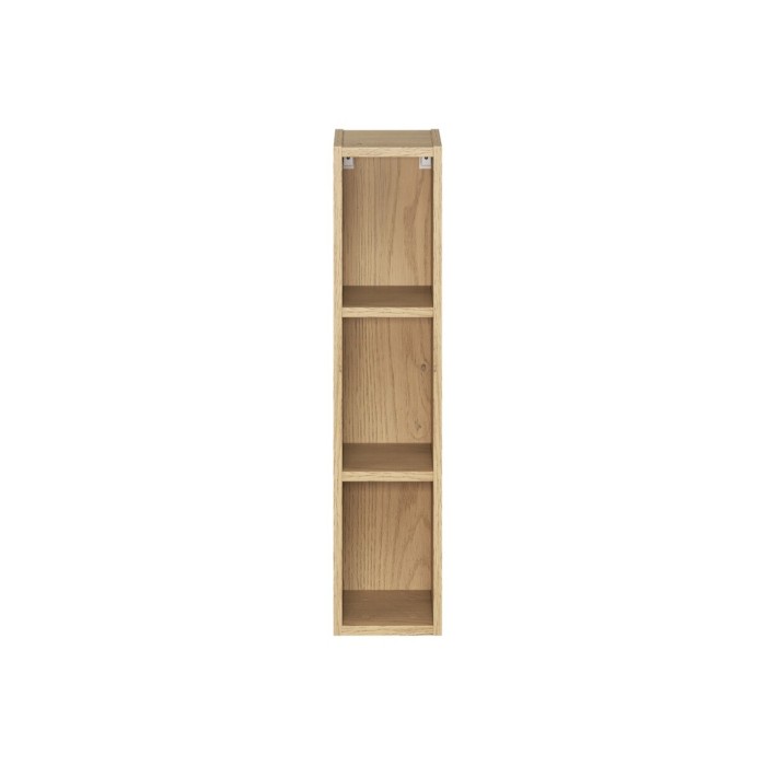 Mueble de almacenamiento NATURA – Abierto – Color roble claro – L20 x H80 cm - Para colgar