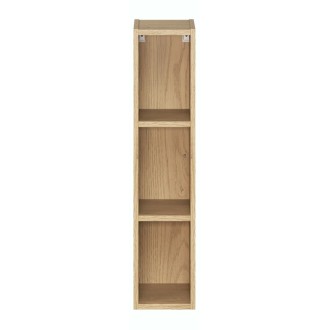 Mueble de almacenamiento NATURA – Abierto – Color roble claro – L20 x H80 cm - Para colgar