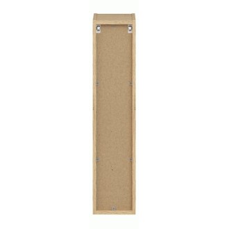 Mueble de almacenamiento NATURA – Abierto – Color roble claro – L20 x H80 cm - Para colgar