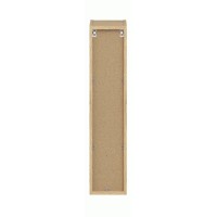Mueble de almacenamiento NATURA – Abierto – Color roble claro – L20 x H80 cm - Para colgar
