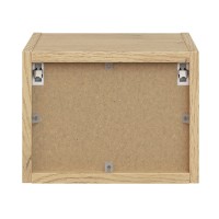 Meuble de rangement NATURA– Ouvert – Coloris chêne clair – L30 x H20 cm - A suspendre