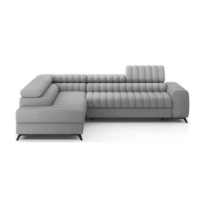 Canapé d’angle contemporain KANEDOJO Gris angle gauche