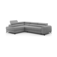Canapé d’angle contemporain KANEDOJO Gris angle gauche