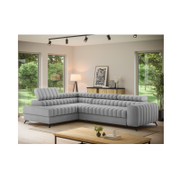Canapé d’angle contemporain KANEDOJO Gris angle gauche