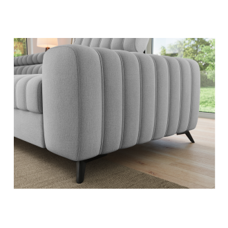 Canapé d’angle contemporain KANEDOJO Gris angle gauche