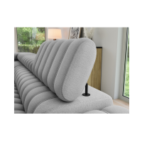 Canapé d’angle contemporain KANEDOJO Gris angle gauche
