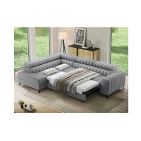 Canapé d’angle contemporain KANEDOJO Gris angle gauche