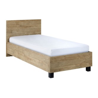 Letto bambino robusto 90x200 colore rovere dorato collezione MEGEVE