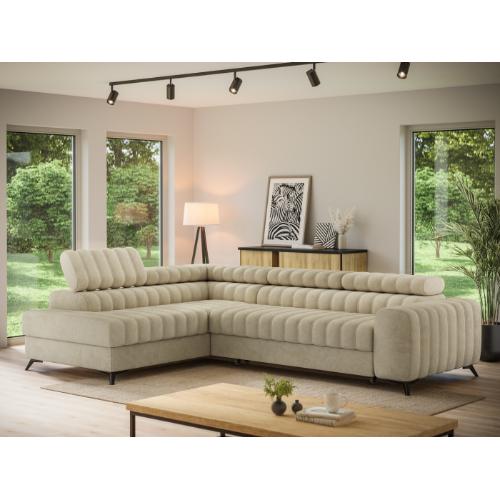 Canapé d'angle collection KANEDOJO coloris Beige