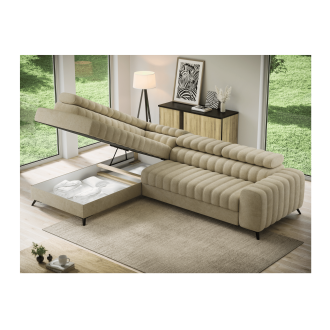 Canapé d'angle collection KANEDOJO coloris Beige
