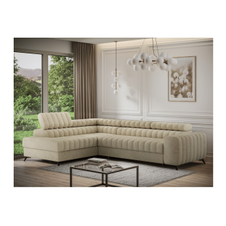 Canapé d'angle collection KANEDOJO coloris Beige