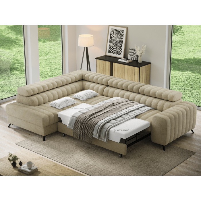 Canapé d'angle collection KANEDOJO coloris Beige