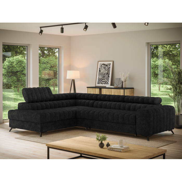 Ecksofa aus der KANEDOJO Kollektion in Schwarz