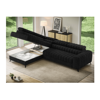 Ecksofa aus der KANEDOJO Kollektion in Schwarz