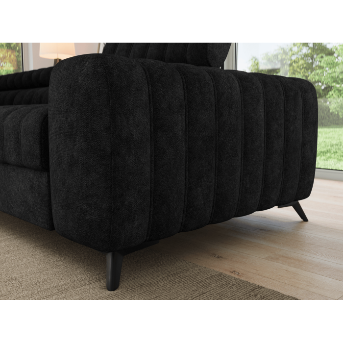 Ecksofa aus der KANEDOJO Kollektion in Schwarz