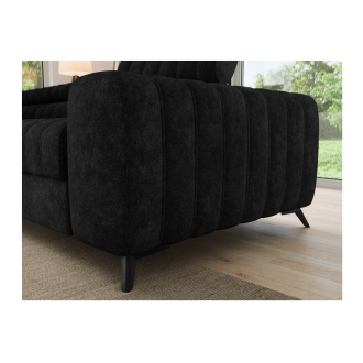 Ecksofa aus der KANEDOJO Kollektion in Schwarz