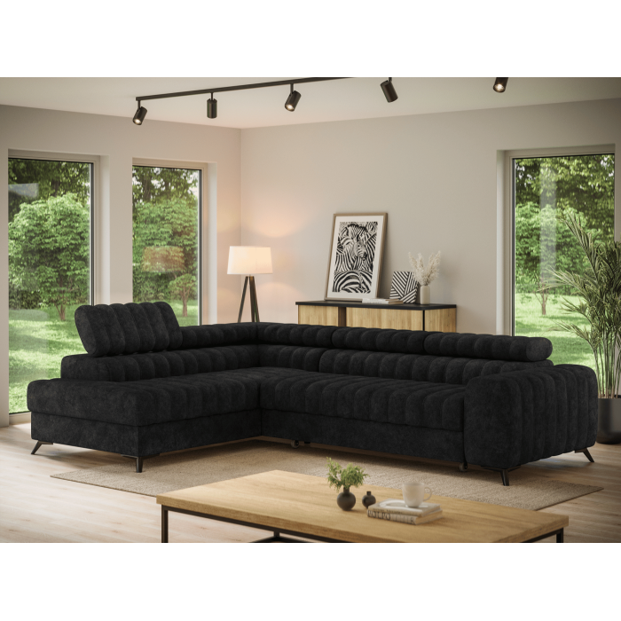 Ecksofa aus der KANEDOJO Kollektion in Schwarz