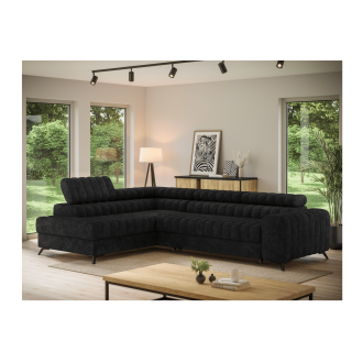 Ecksofa aus der KANEDOJO Kollektion in Schwarz