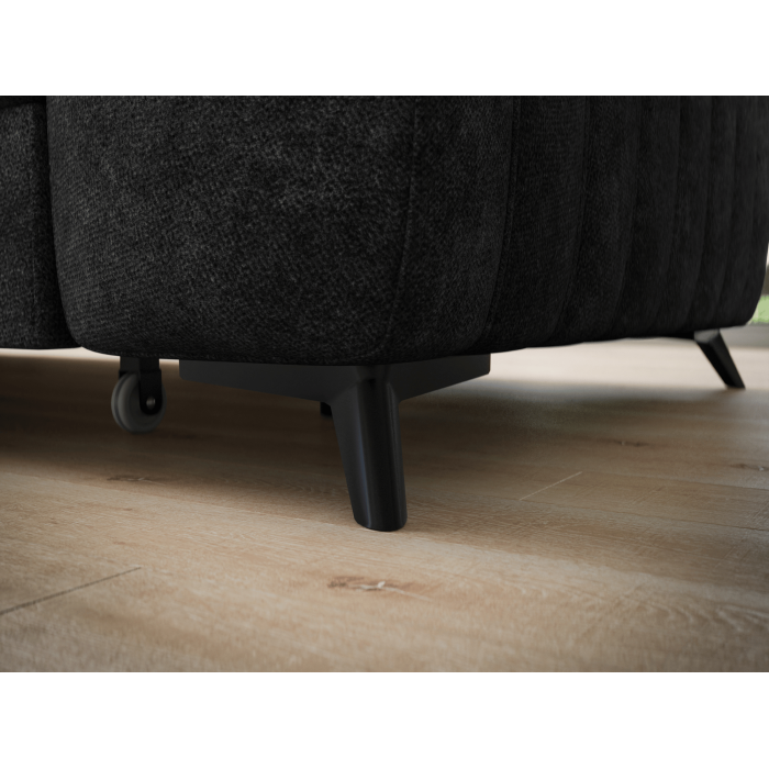 Ecksofa aus der KANEDOJO Kollektion in Schwarz