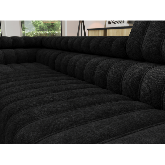 Ecksofa aus der KANEDOJO Kollektion in Schwarz