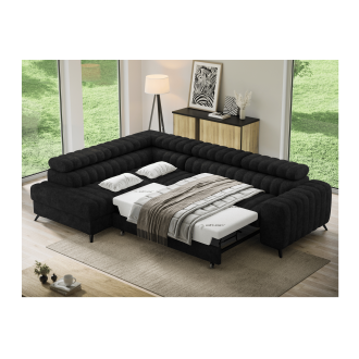 Ecksofa aus der KANEDOJO Kollektion in Schwarz