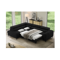 Ecksofa aus der KANEDOJO Kollektion in Schwarz