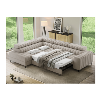 Canapé d'angle collection KANEDOJO coloris Beige