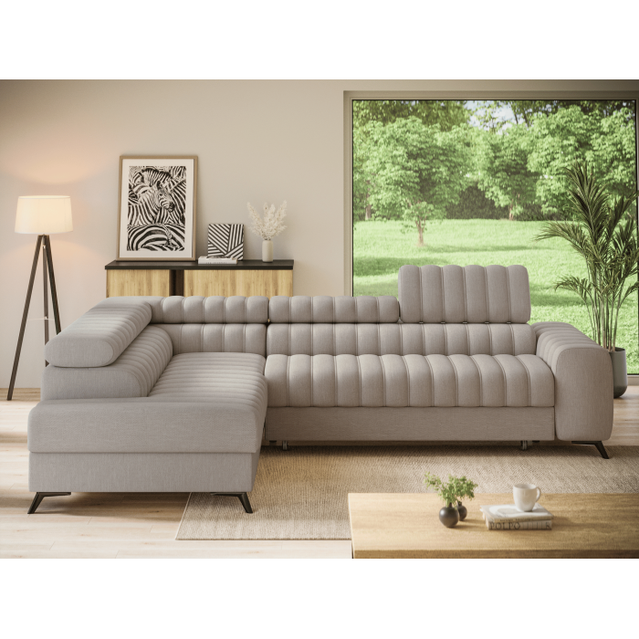 Canapé d'angle collection KANEDOJO coloris Beige