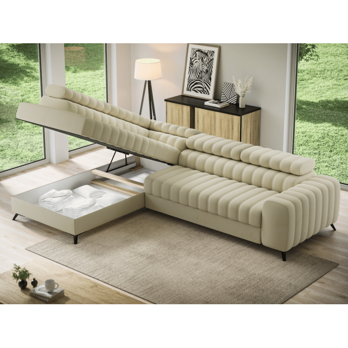 Ecksofa aus der Serie KANEDOJO in Grau