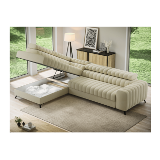 Ecksofa aus der Serie KANEDOJO in Grau